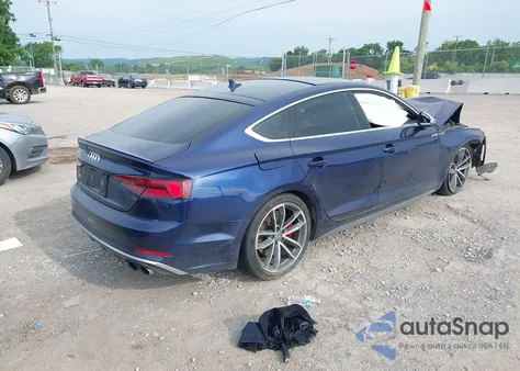 2018 Audi S5 3.0T Premium Plus из США, поврежденный, VIN WAUC4CF5XJA061953